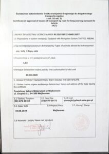 Transport Koni Trójmiasto Equi-Pet