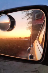 Przyczepa do przewozu koni transport koni zachód słońca Trójmiasto